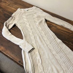 NWOT Hollister cable knit sweater dress